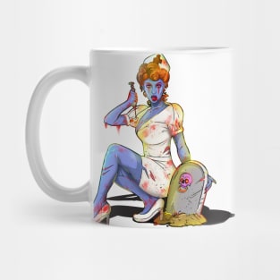 Bloody Halloween Nurse Zombie Mug